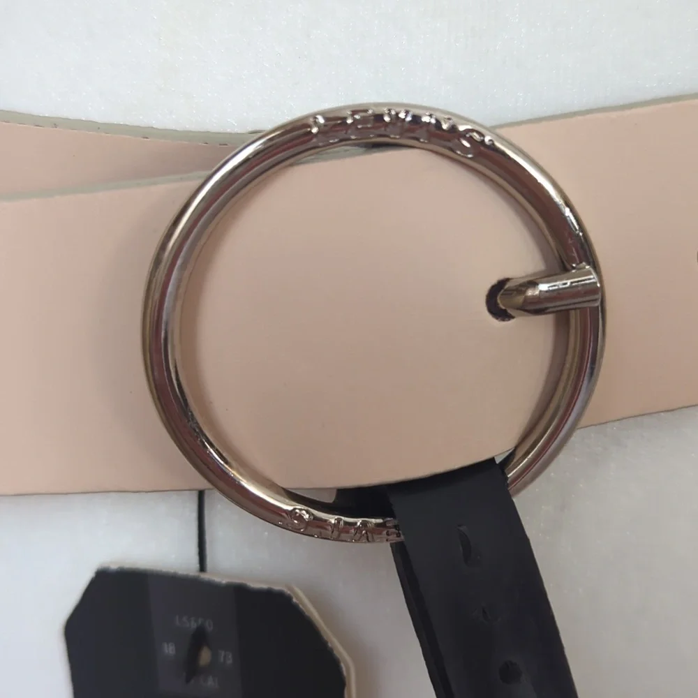 NWT Levi's Ring Buckle Belt XS Nude Pale Pink